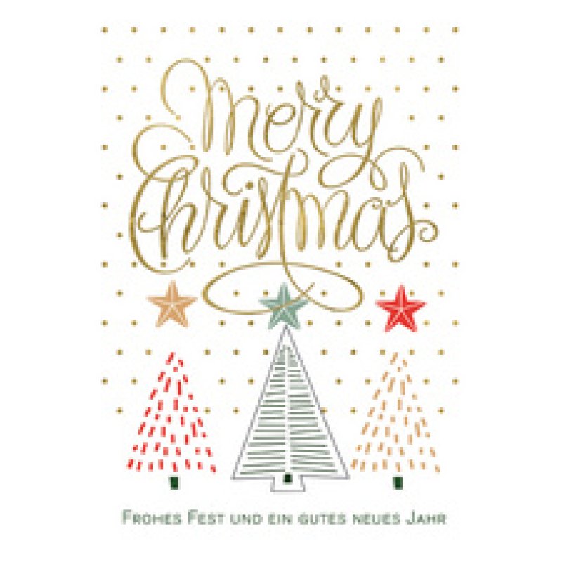 CACTUS Weihnachtskarte "Herz"