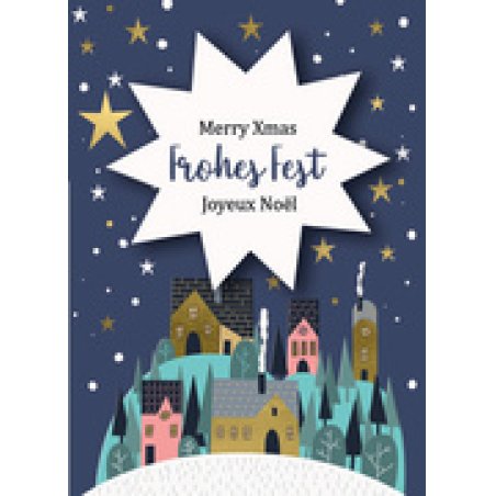 CACTUS Mini-Weihnachtskarte "Herz"