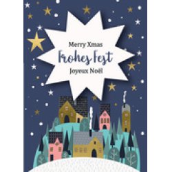 CACTUS Mini-Weihnachtskarte "Nikolausmütze"