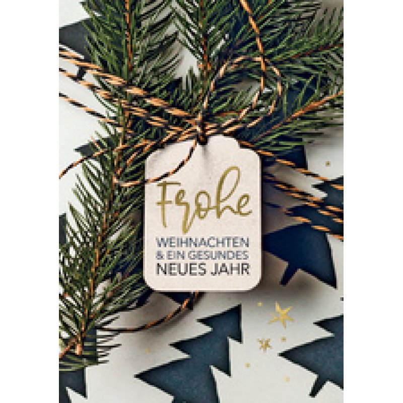 CACTUS Weihnachtskarte "Rote Kerzen"