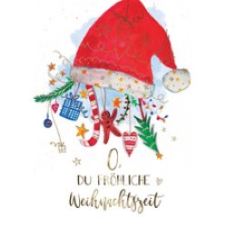 CACTUS Weihnachtskarte "Weihnachtsbaumm aus Sternen"