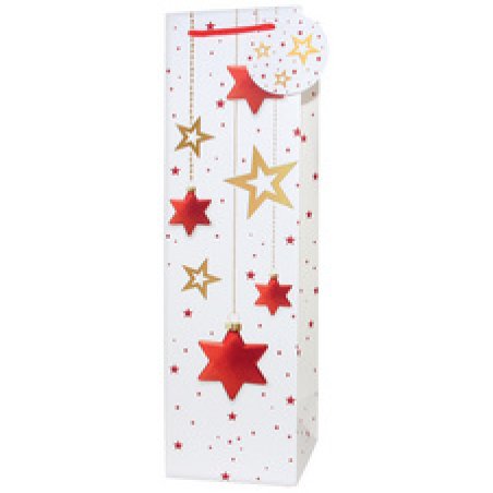 CACTUS Sac cadeau de Noël pour bouteille "Étoiles"