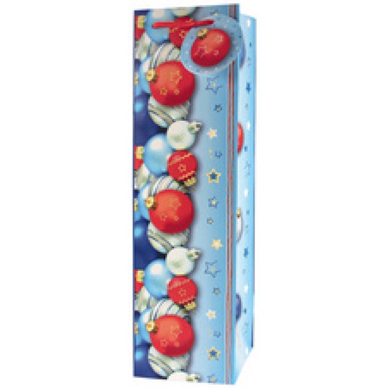 CACTUS Sac cadeau de Noël pour bouteille "Étoiles"