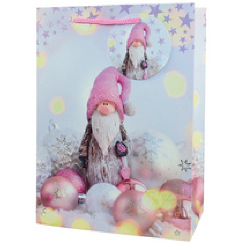 CACTUS Sac cadeau de Noël "Lutin", moyen