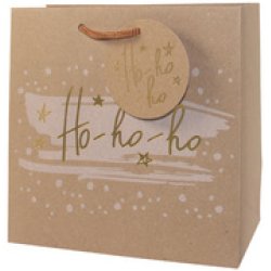 CACTUS Sac cadeau de Noël "ho ho ho", petit