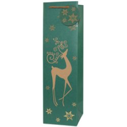 CACTUS Sac cadeau de Noël pour bouteille "Cerf"