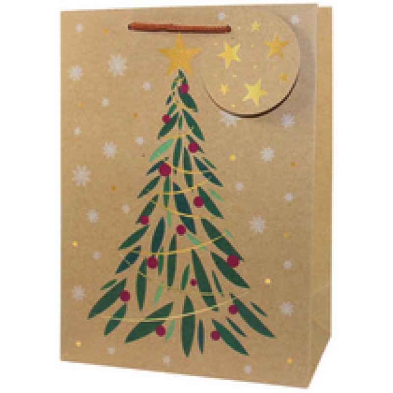 CACTUS Sac cadeau de Noël "Cerf", moyen