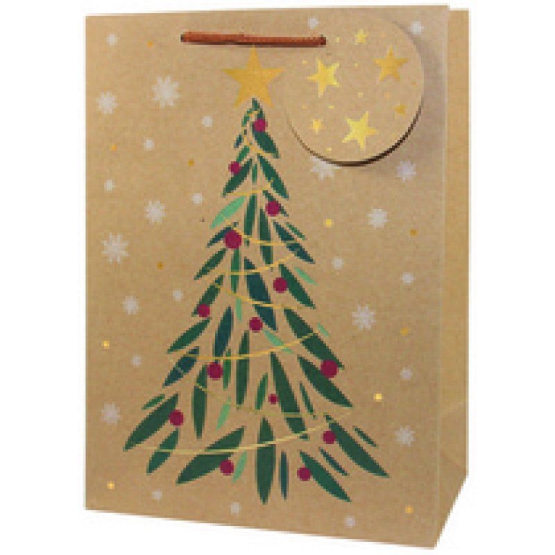 CACTUS Sac cadeau de Noël "Sapin", moyen