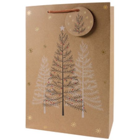 CACTUS Sac cadeau de Noël "Sapin", grand