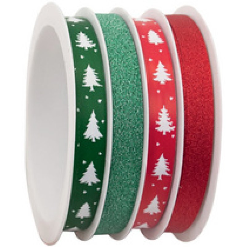 CACTUS Bolduc sur bobine multiple, pailleté, or/argent