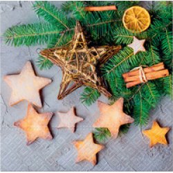 CACTUS Serviette à motif de Noël "Pommes"