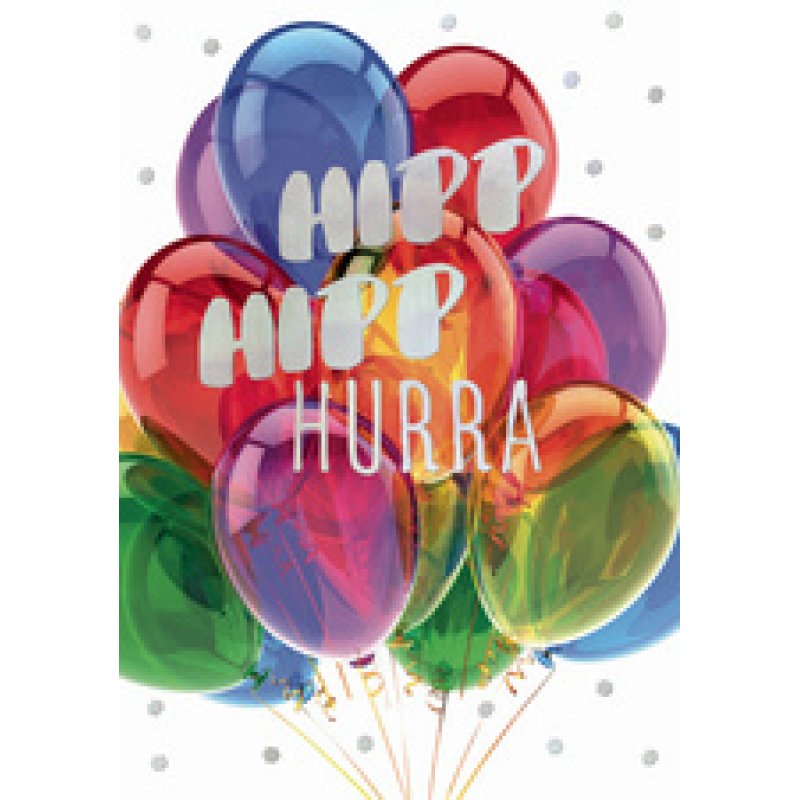 CACTUS Geburtstagskarte "Hipp Hipp Hurra"