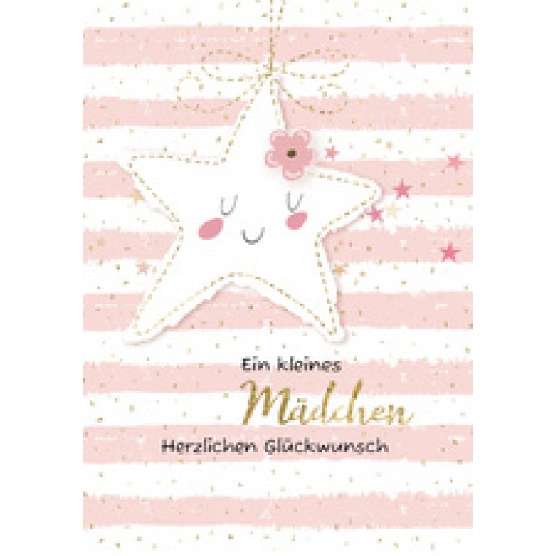 CACTUS Geburtskarte "Rosa Turnschuhe"