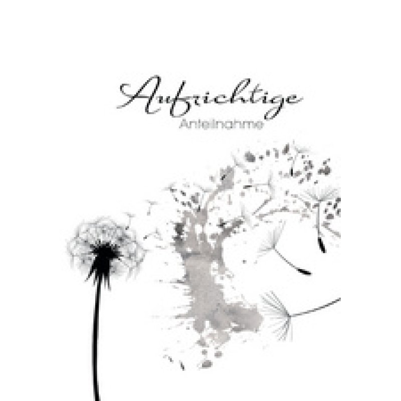 CACTUS Trauerkarte "Kreuz"