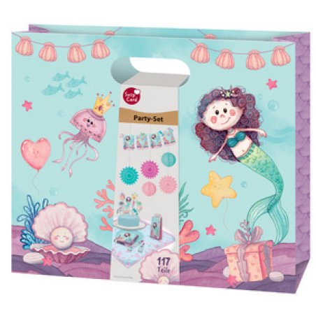 SUSY CARD Kit de fête "Mermaid", 117 pièces