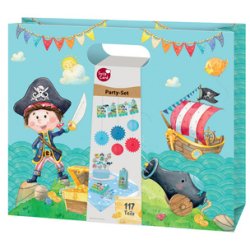 SUSY CARD Kit de fête "Little Pirate", 117 pièces