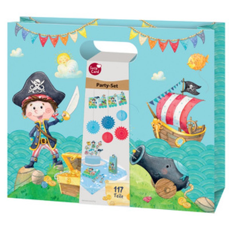 SUSY CARD Kit de fête "Little Pirate", 117 pièces
