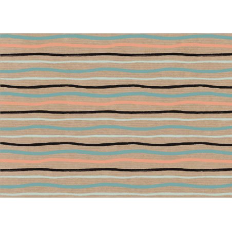 SUSY CARD Papier cadeau "Urban Nature Stripes", sur rouleau