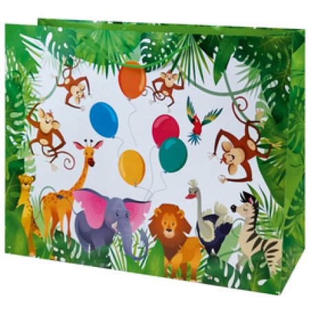 SUSY CARD Sac cadeau XXL "Animaux de la jungle"