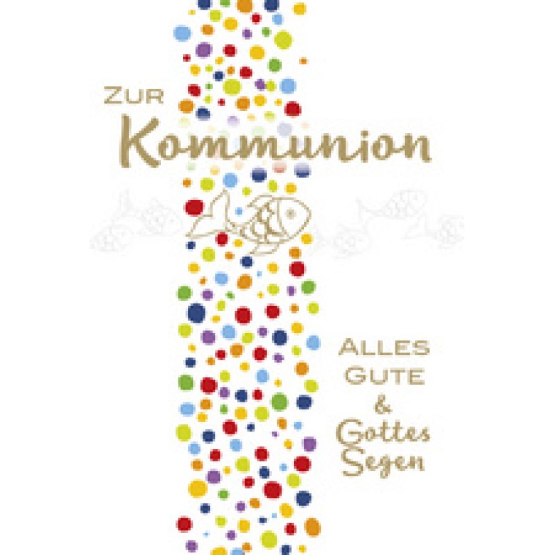 SUSY CARD Kommunionskarte "Punktverlauf"