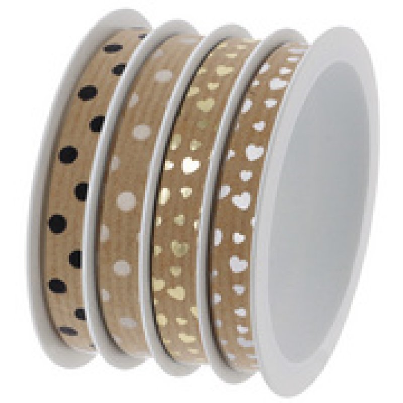 SUSY CARD Ruban bolduc multibobine "Freedom-Mix nature"