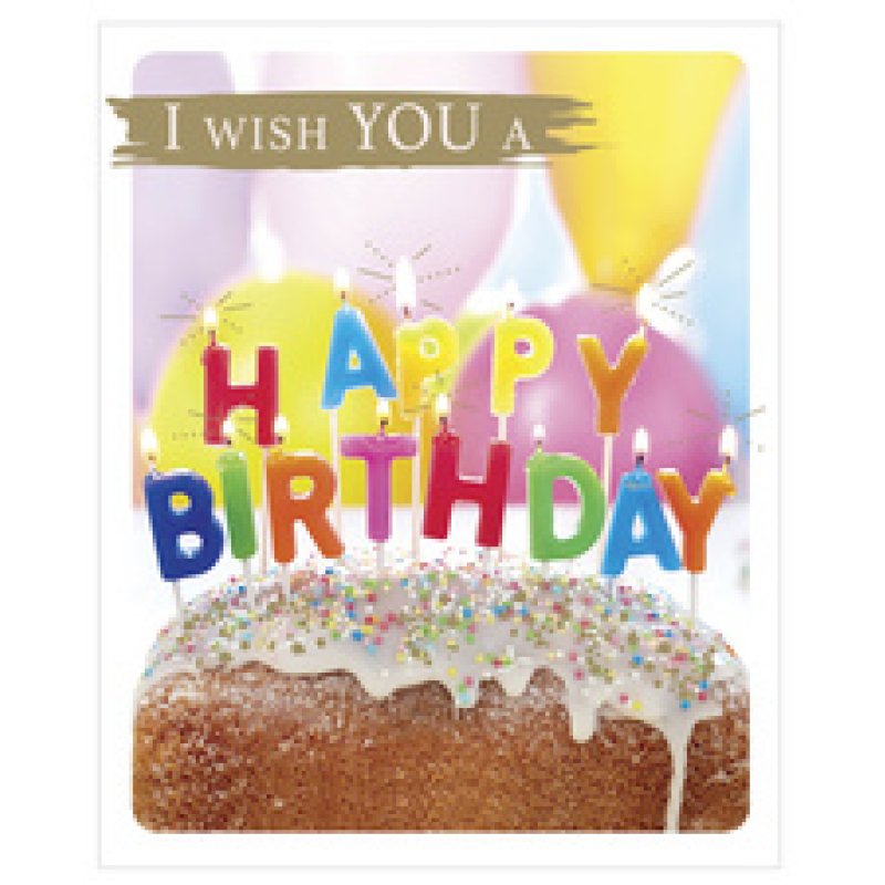 SUSY CARD Geburtstagskarte Snapshot "Cupcake"