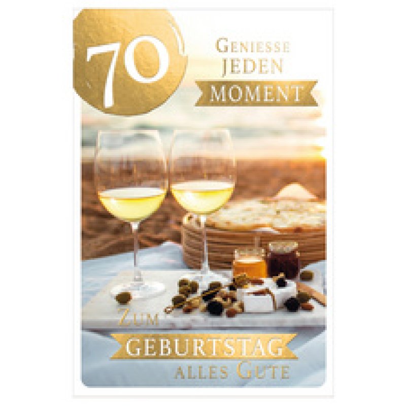 SUSY CARD Geburtstagskarte - 60. Geburtstag "Goldig"