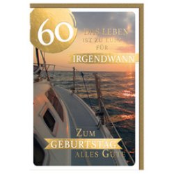 SUSY CARD Geburtstagskarte - 80. Geburtstag "Goldig"