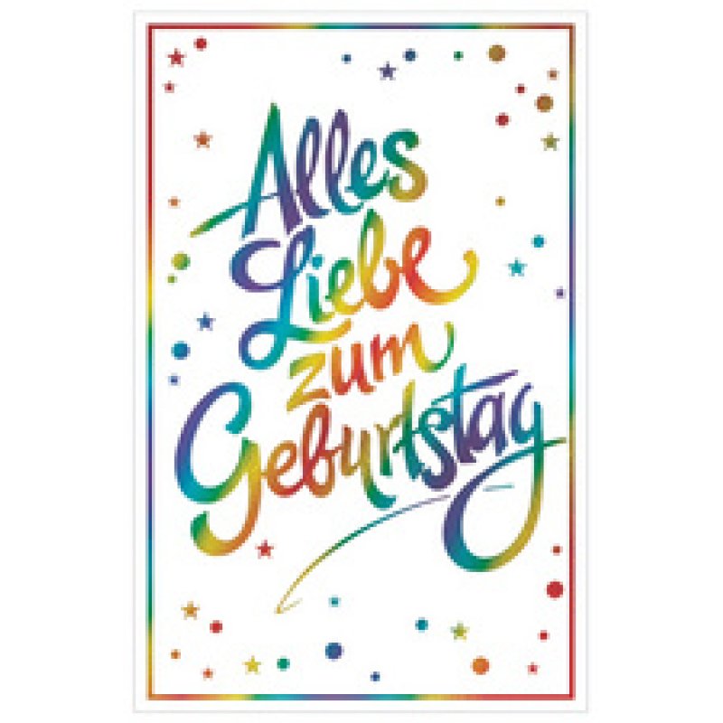 SUSY CARD Geburtstagskarte "Flamingo"