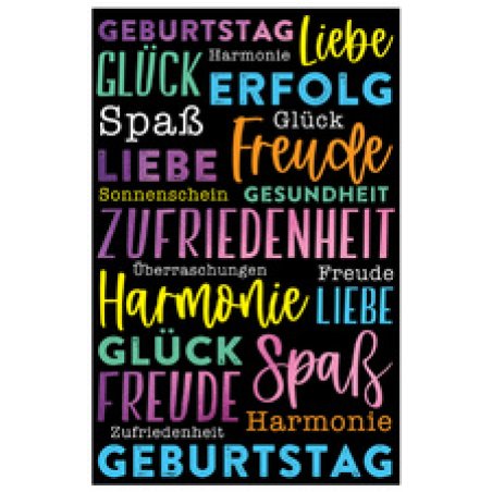 SUSY CARD Geburtstagskarte "Wishes 2"