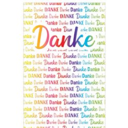 SUSY CARD Grußkarte "Rainbow colors 2"