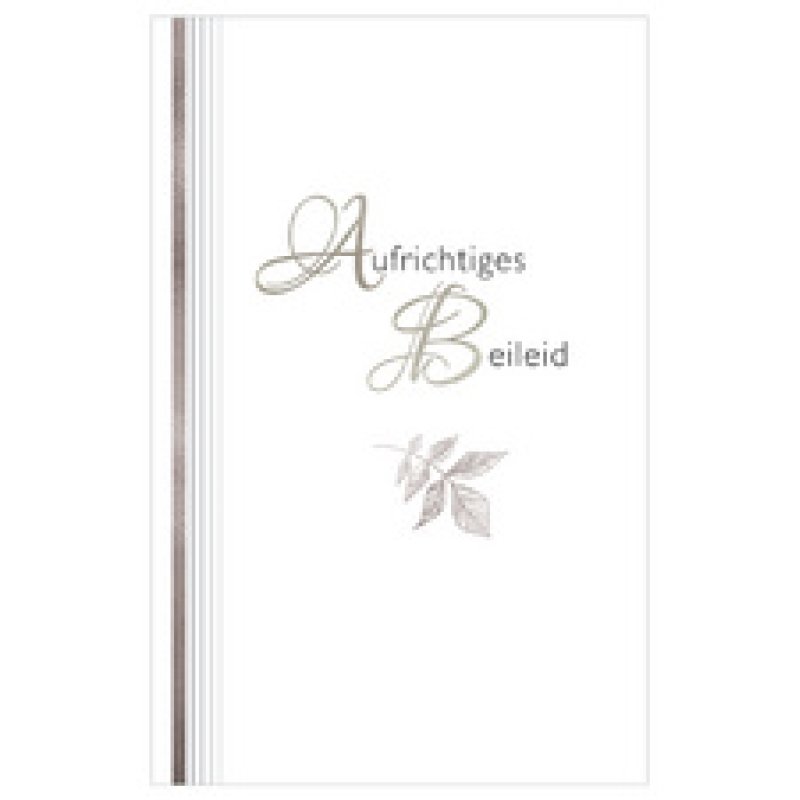 SUSY CARD Trauerkarte "Feine Zweige 2"