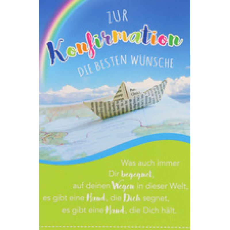 SUSY CARD Konfirmationskarte "Mosaikkelch"