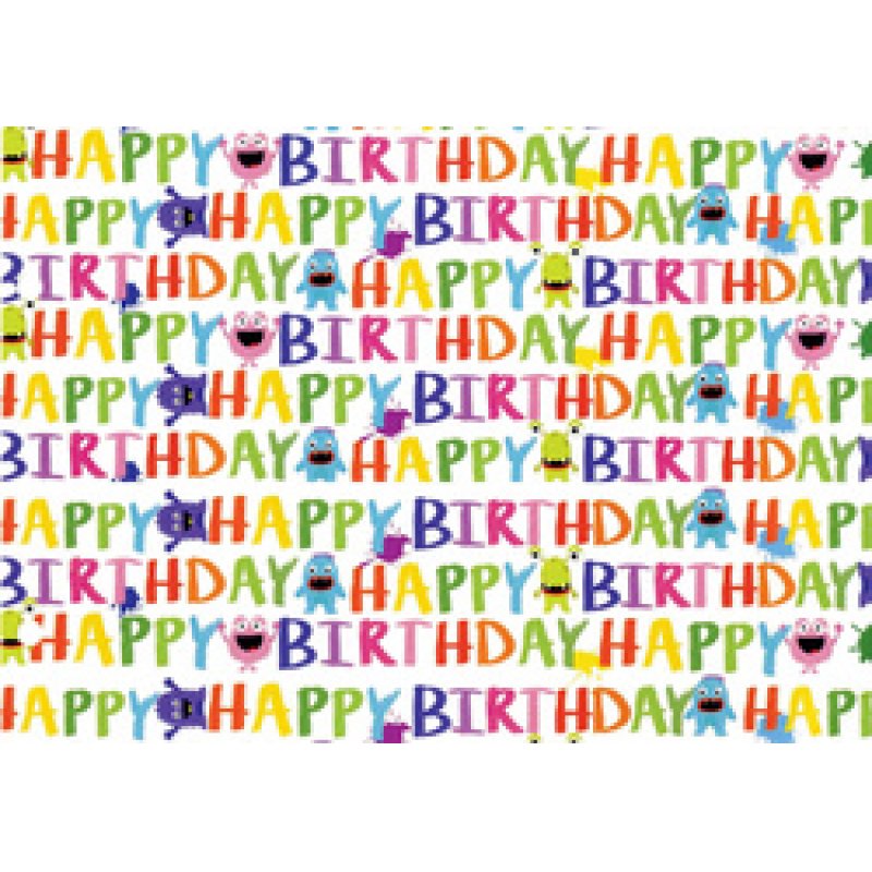 SUSY CARD Papier cadeau "Cadeaux multicolores", sur rouleau