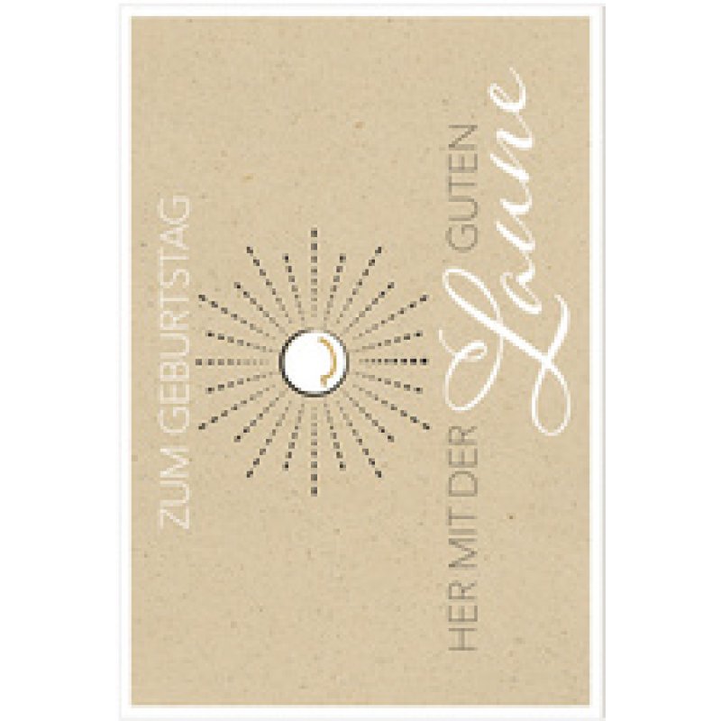 SUSY CARD Geburtstagskarte Bee yourself "Schmetterling"