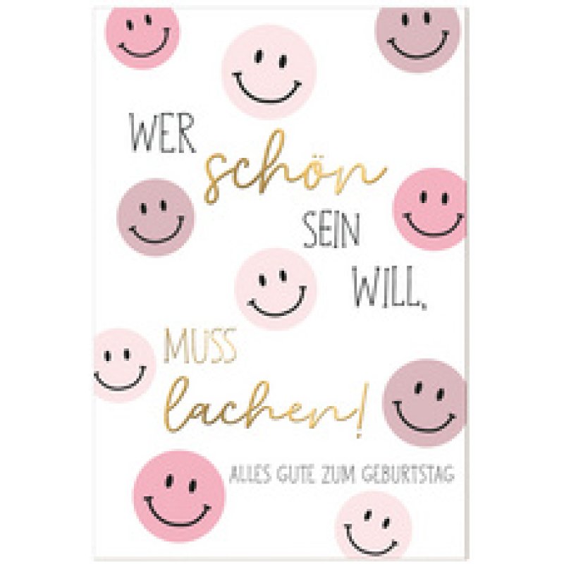 SUSY CARD Geburtstagskarte Bee yourself "Guter Tag"