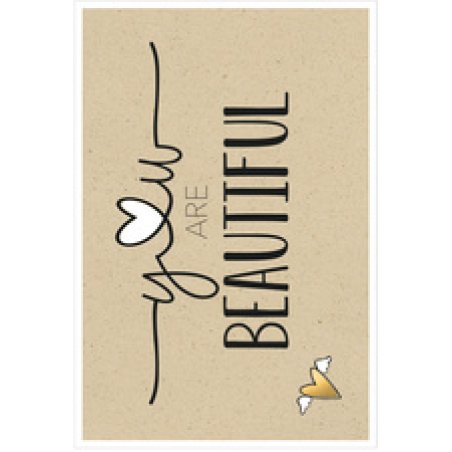 SUSY CARD Carte de voeux Bee yourself "Petit coeur"