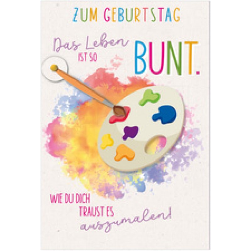 SUSY CARD Geburtstagskarte Round "Wecker"
