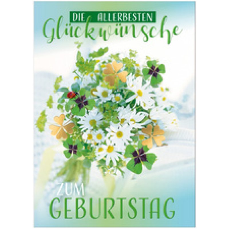 SUSY CARD Geburtstagskarte "Fahrrad-Ballons", DIN A5