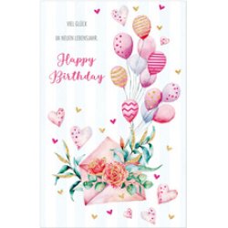 SUSY CARD Geburtstagskarte Wish and Bloom "Libelle"