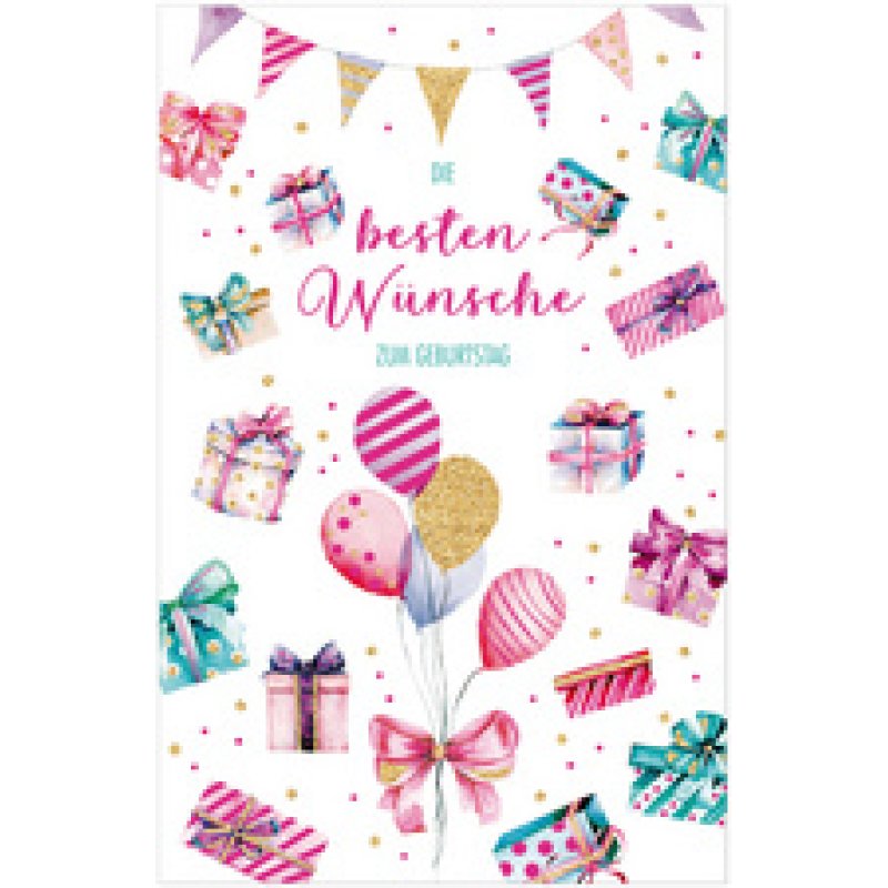 SUSY CARD Geburtstagskarte Wish and Bloom "Libelle"