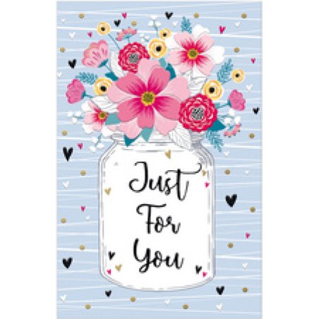 SUSY CARD Carte de voeux Goldelicious "Just for You"