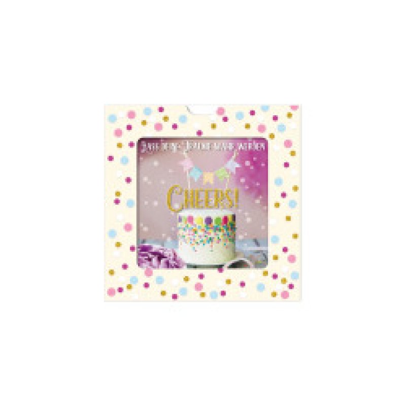 SUSY CARD 3D-Geburtstagskarte Sliding card "Prosit"