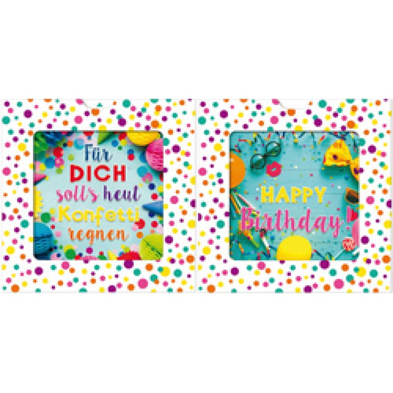 SUSY CARD 3D-Geburtstagskarte Sliding card "Rosen"