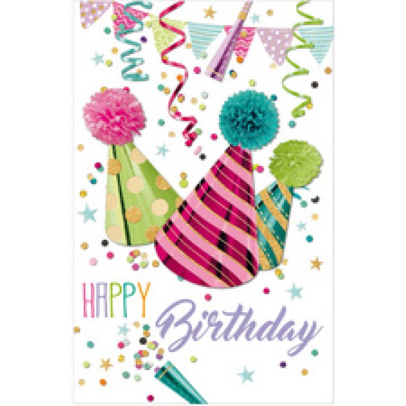 SUSY CARD Geburtstagskarte Confetti "Zauberstab"