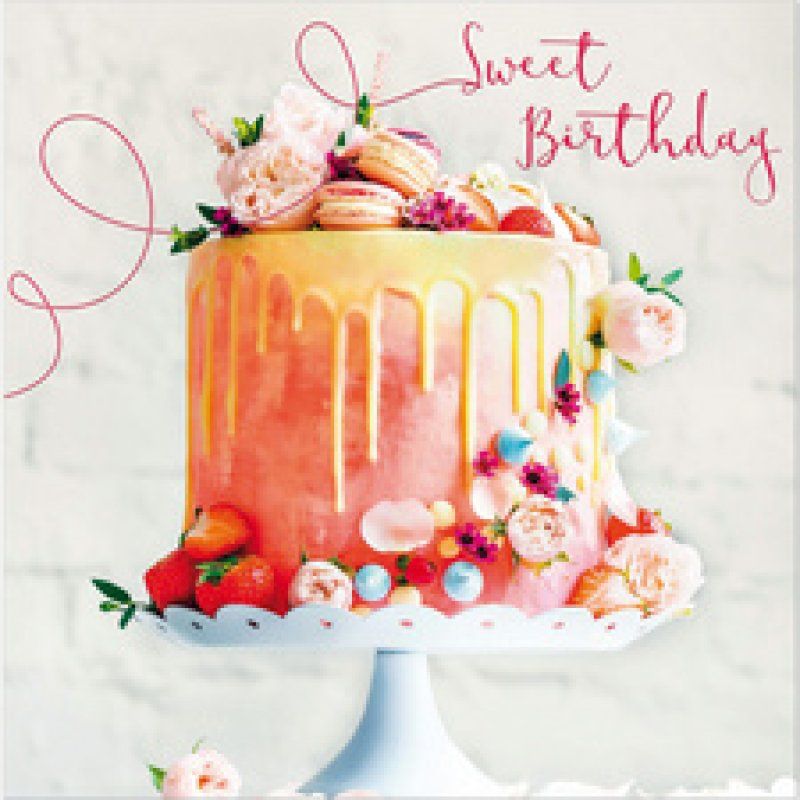 SUSY CARD 3D-Geburtstagskarte "Cake-Pops"