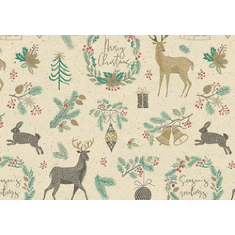 SUSY CARD Papier cadeau de Noël "Simply Christmas"