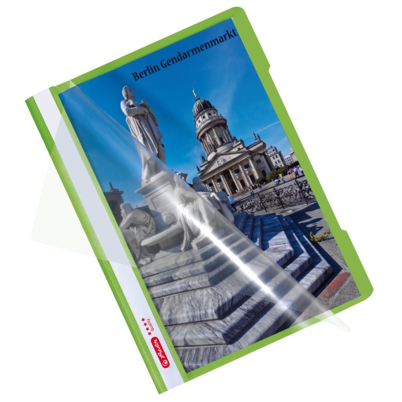 Herlitz 50020768 report cover Polypropylene (PP) Green