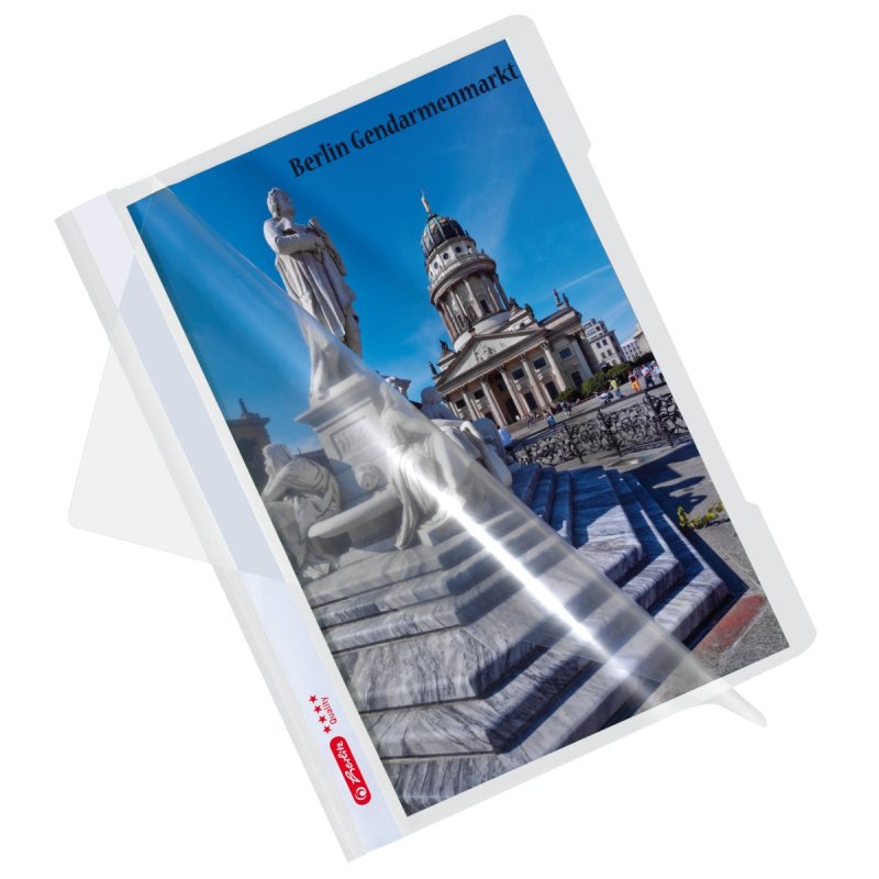 Herlitz 50020782 report cover Polypropylene (PP) Grey