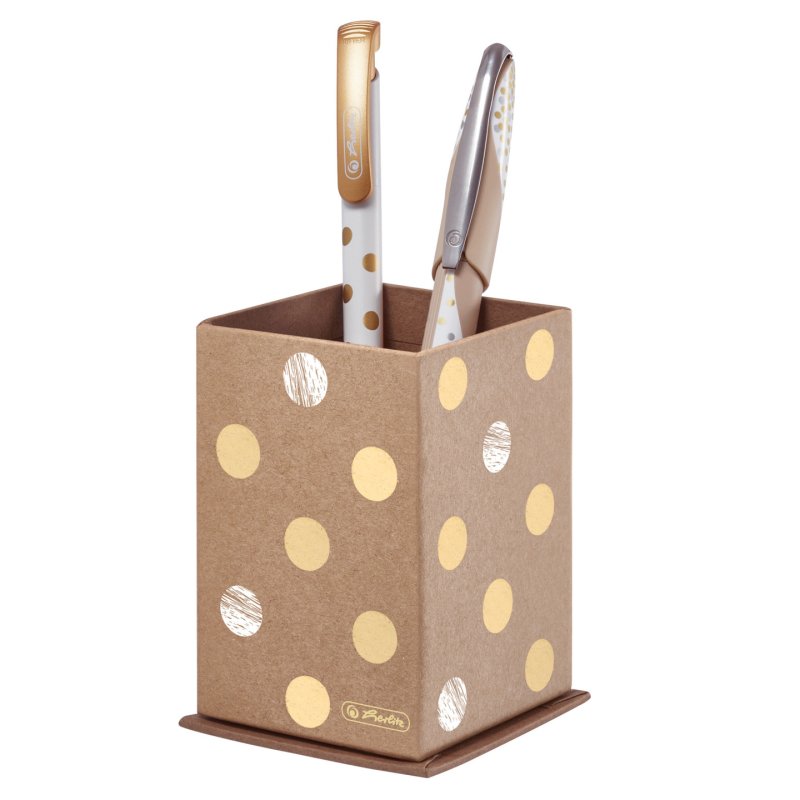 Herlitz Pure Glam pen/pencil holder Gold
